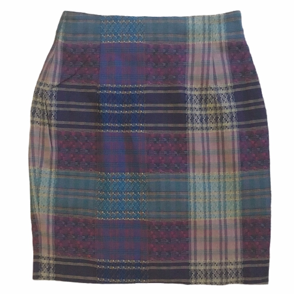 🐸 NWT Kerri & Kelsey Grid Pattern Pencil Skirt 6